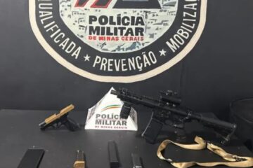 Mulher é presa no Terminal JK, em BH, com fuzil na mala