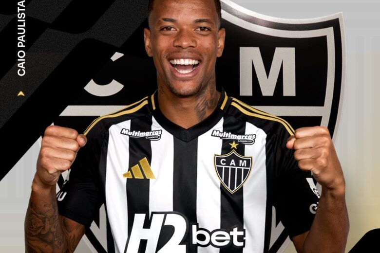 Atlético-MG oficializa a contratação de Caio Paulista como reforço para a temporada