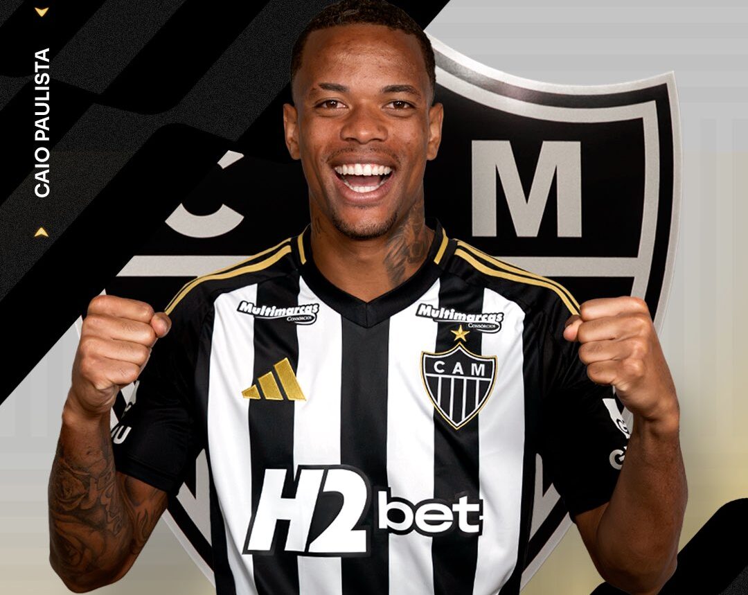 Atlético-MG oficializa a contratação de Caio Paulista como reforço para a temporada