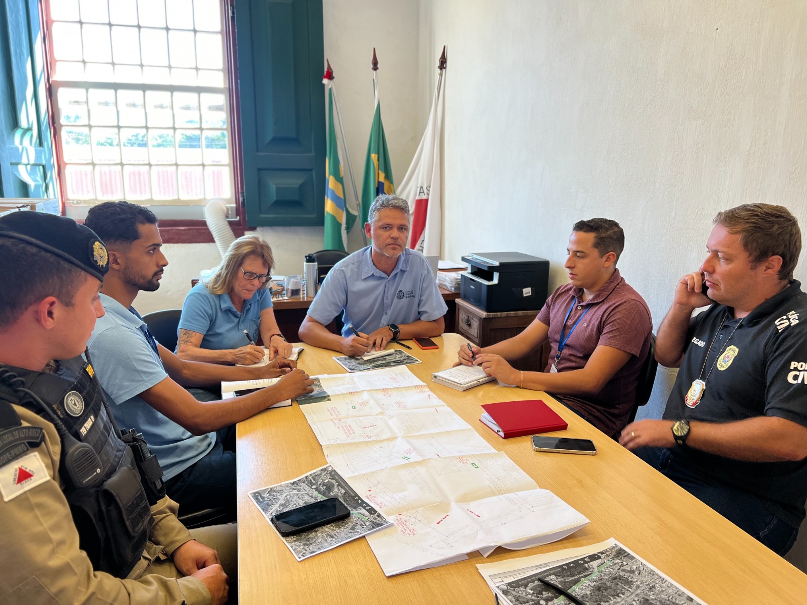 Prefeitura de Santa Bárbara traça estratégias de segurança para o Carnaval Estação Folia