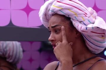 “BBB 25”: Aline chora ao contar discussão sobre lentilha com Diogo