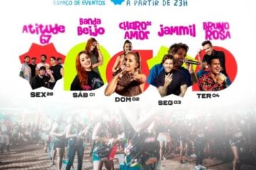 Prefeitura de Barão de Cocais anuncia Atitude 67, Cheiro de Amor e banda Jammil na programação do ‘CarnaBarão 2025’