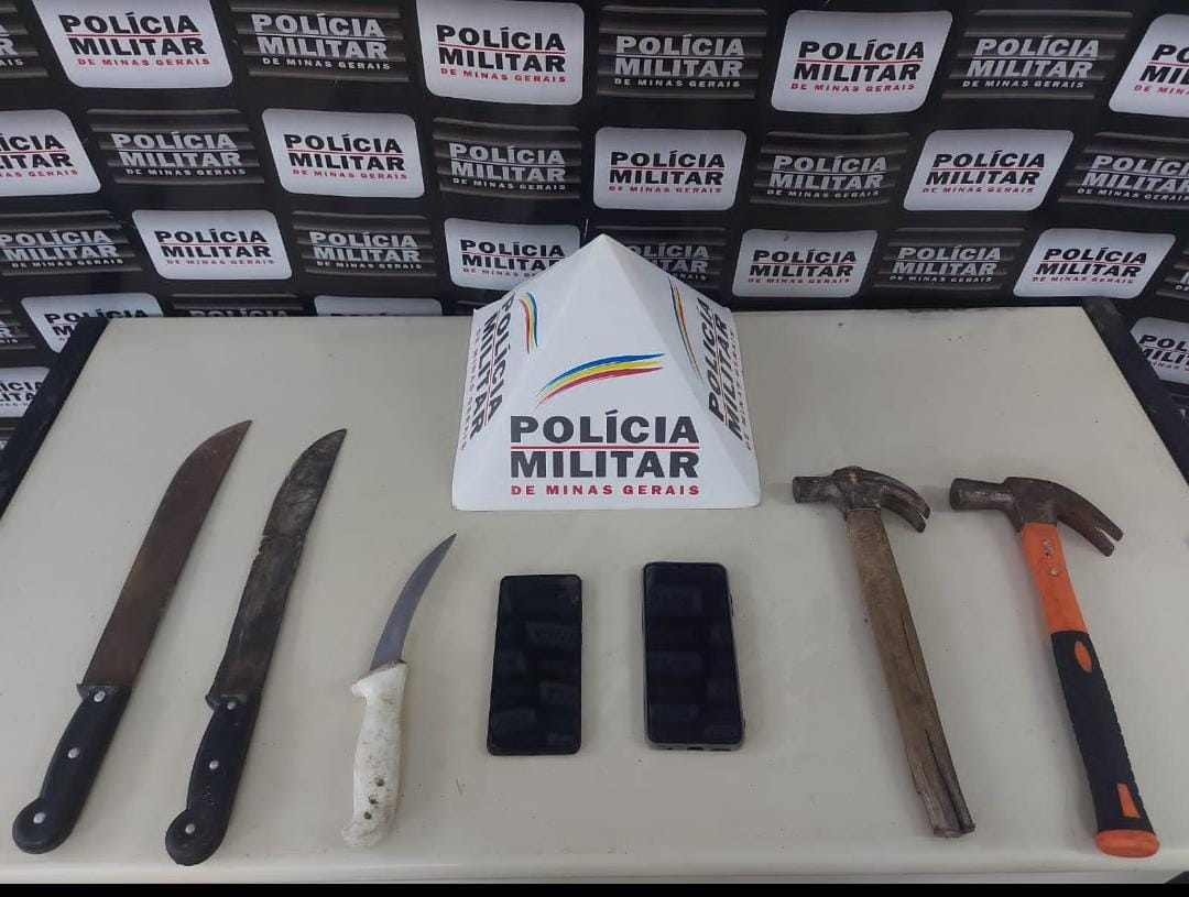 Polícia prende três suspeitos de homicídio e apreende armas que podem ter sido usadas no crime em João Monlevade