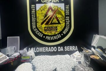 Gerentes do tráfico são presos no Aglomerado da Serra, em BH
