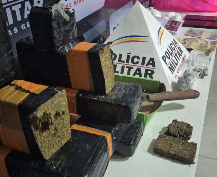 Polícia Militar prende duas pessoas por tráfico e apreende grande quantidade de drogas no Vale do Aço