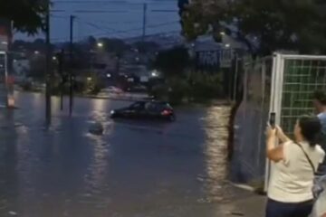 Temporal alaga avenida Vilarinho e interdita via em Belo Horizonte