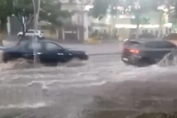 Temporal em Belo Horizonte: chuva intensa alaga vias e provoca transtornos