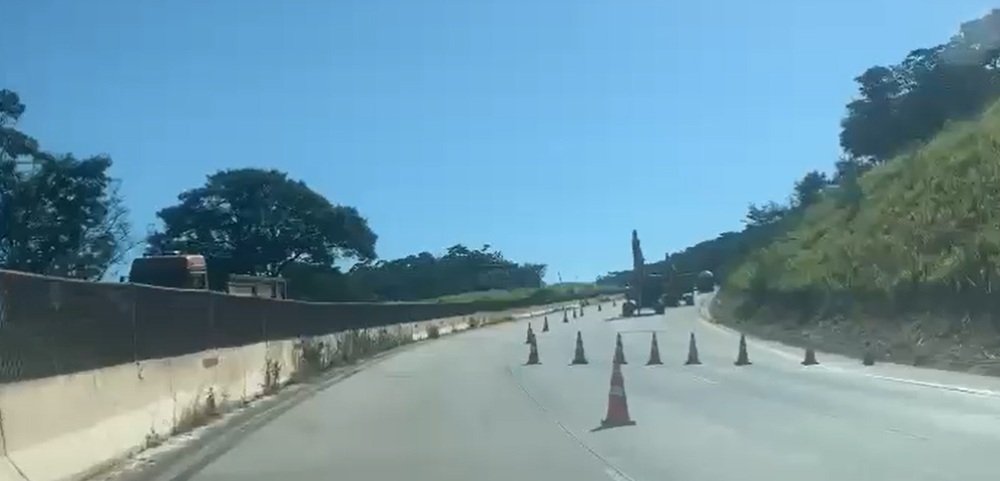 BR-381: trechos em Antônio Dias, Caeté e São Gonçalo do Rio Abaixo passam por manutenção nesta segunda-feira
