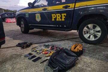 PRF prende três homens e recupera módulo de caminhão roubado na BR-381