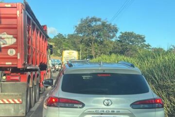 BR-381 tem registro de congestionamento nesta quinta-feira, na chegada a Belo Horizonte