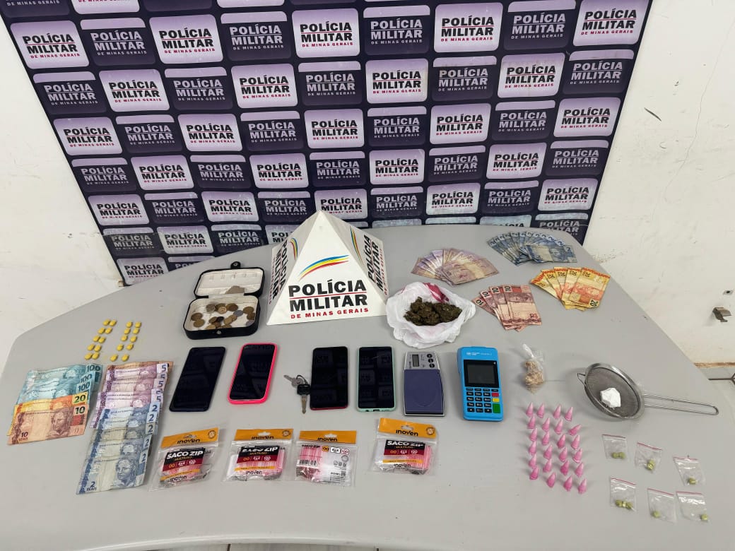 Polícia Militar prende cinco suspeitos por tráfico e direção perigosa em Itabira
