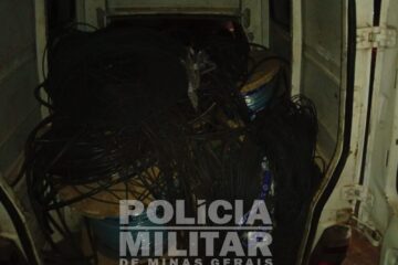 Polícia recupera cabos de R$ 300 mil roubados da Prefeitura de Itabira