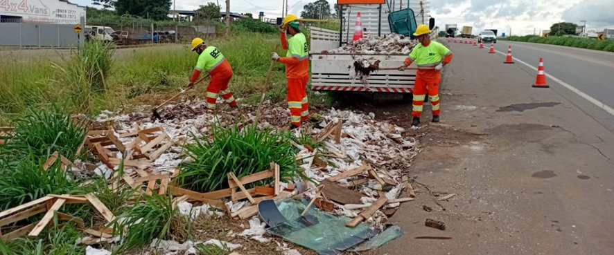 Com várias frentes de serviço na rodovia, concessionária inicia trabalhos emergenciais na BR-262