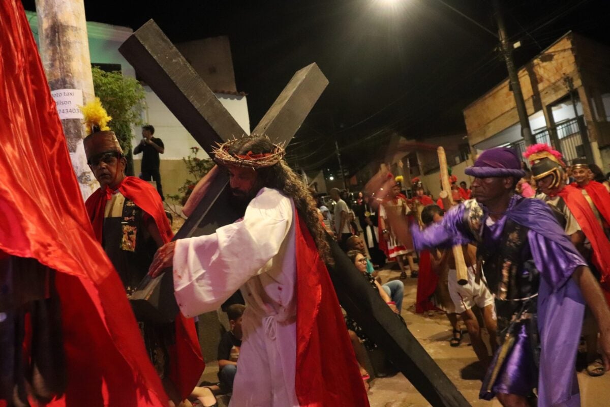 Com 55 anos de tradição, teatro da “Paixão de Cristo” será realizado nesta sexta-feira na Vila Amélia