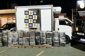 Polícia Civil apreende mais de 800 quilos de maconha na BR-381