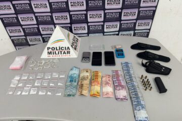 Dois homens são presos e um menor é apreendido durante operação contra o tráfico em Itabira