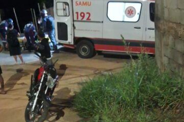 Homem é socorrido com suspeita de fratura na perna após acidente em Itabira