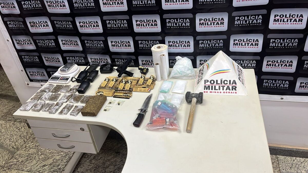 Disputa por território: trio é detido por tráfico de drogas em Barão de Cocais