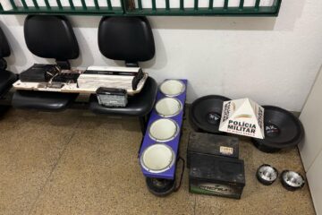 Polícia Militar apreende som automotivo por perturbação do sossego em Catas Altas