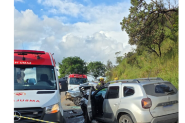 BR-381: Acidente termina em uma morte e dois feridos
