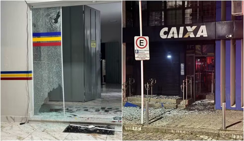 Novo Cangaço ataca agência bancária em cidade no sul de Minas; dois homens foram presos