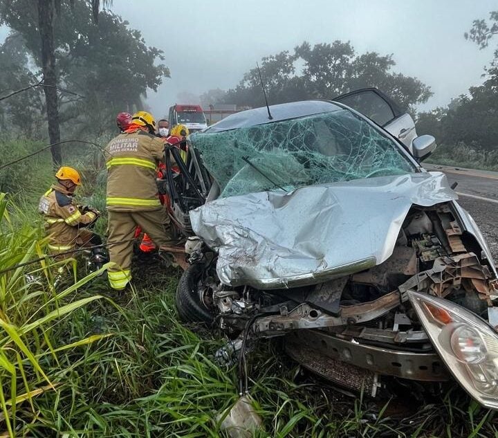 Mais um grave acidente na BR-040 em Curvelo deixa um morto e dois feridos