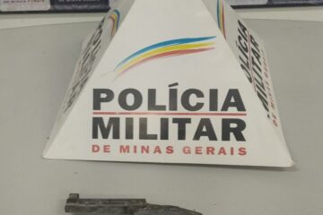 Menor de idade é preso com arma artesanal, em Itabira