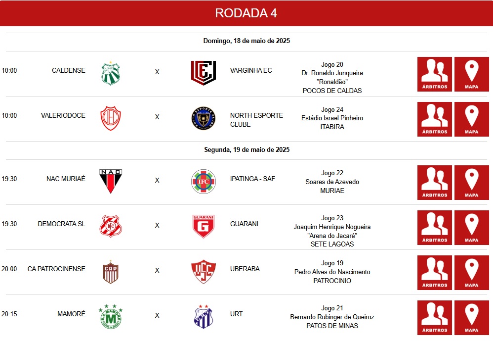 Valério e North fazem duelo neste domingo que pode valer a liderança do Grupo B do Módulo II