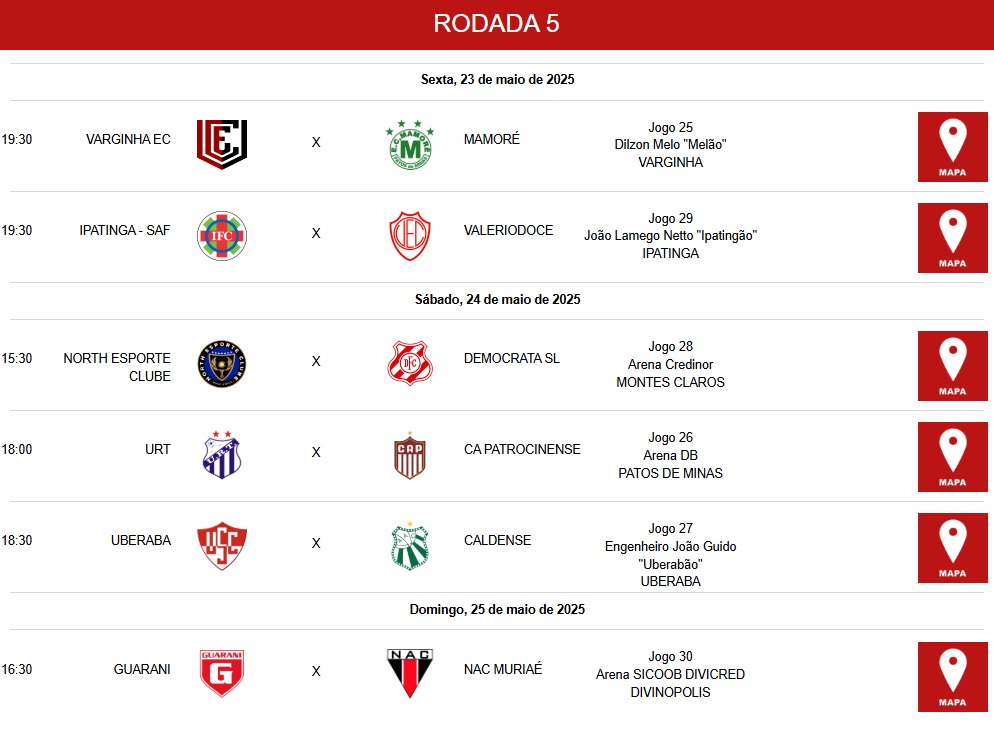 Empate entre Democrata-SL e Guarani coloca o Valério na terceira posição; resultados da rodada embolam o Grupo B