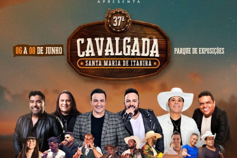 Confira a programação deste domingo da 37ª Cavalgada de Santa Maria de Itabira