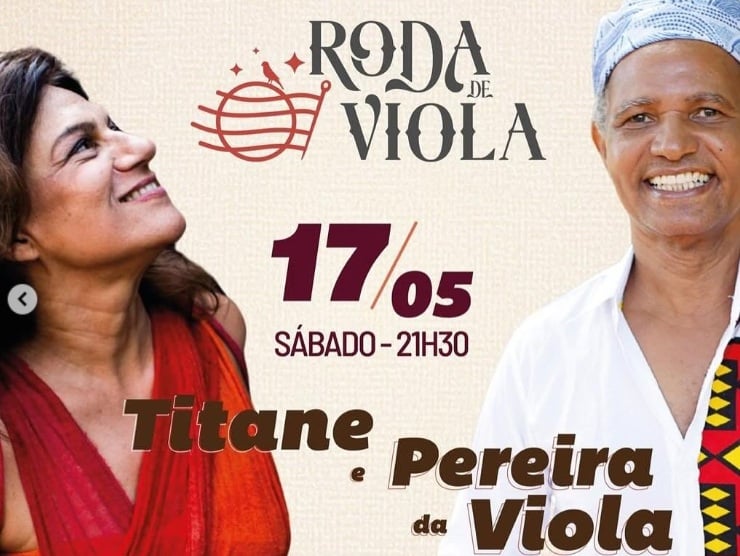 Titane e Pereira da Viola se apresentam no encerramento do aniversário do Museu do Tropeiro; confira a programação