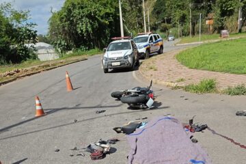 PM busca por caminhoneiro que atropelou homem e não prestou socorro, em João Monlevade