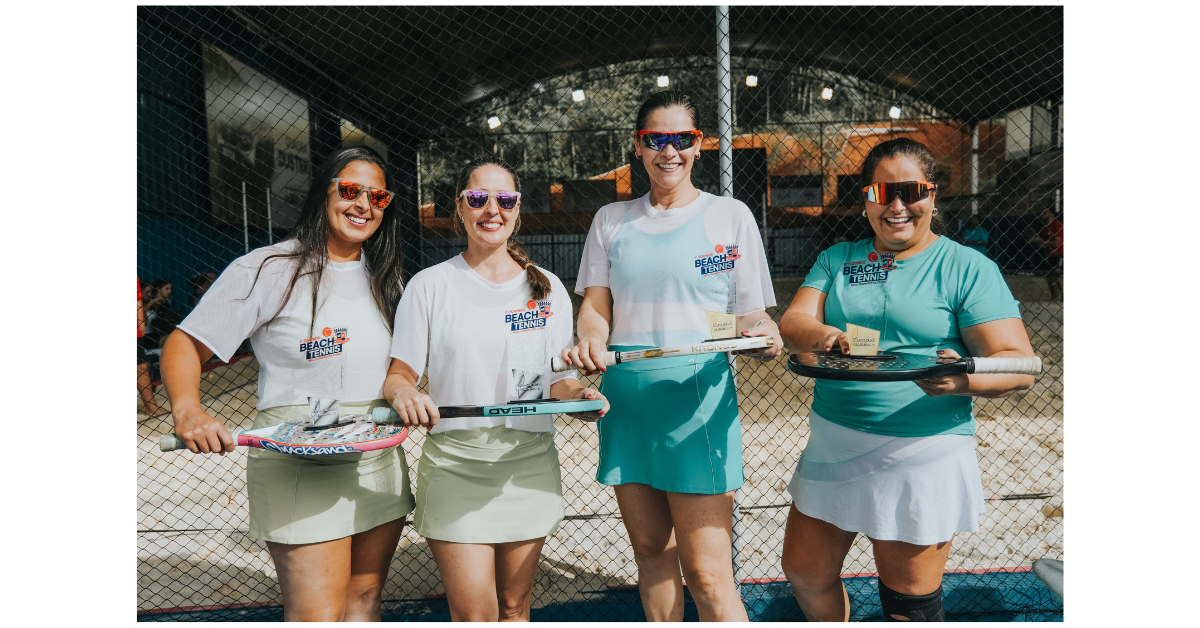 Clube Real realiza torneio de Beach Tennis em inauguração das novas quadras