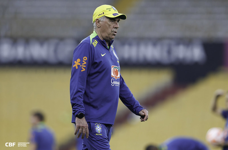 Ancelotti promete “equipe que luta e joga bem futebol” para estreia na Seleção nesta quinta