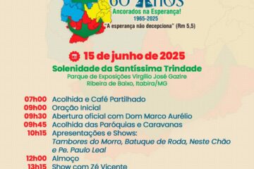 Parque de Exposições recebe a Solenidade da Santíssima Trindade neste domingo (15)