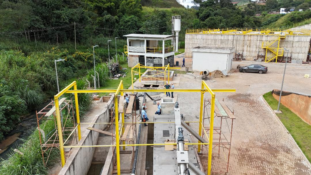 Prefeitura de João Monlevade indica etapa final das obras da ETE Carneirinhos
