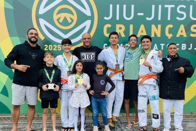 Atletas de Ipatinga se destacam no Campeonato Brasileiro de jiu-jitsu para crianças