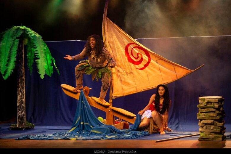 O  musical infantil “Moana” fará apresentação em João Monlevade na próxima semana