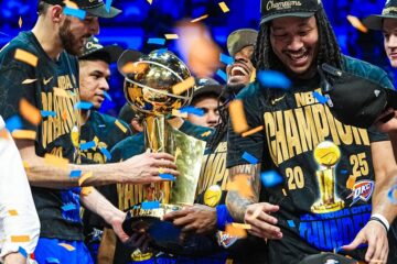 Haliburton se machuca, Oklahoma City Thunder aproveita, derrota Indiana e é campeão da NBA