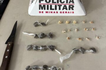 Adolescente é apreendido com drogas durante operação policial em João Monlevade