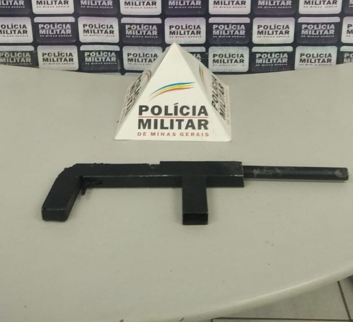 Menino de 13 anos é apreendido com arma de fabricação caseira em Itabira