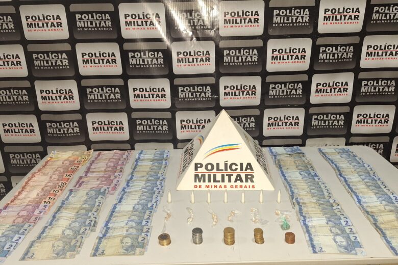 Polícia Militar apreende drogas e dinheiro em operação em Santa Bárbara