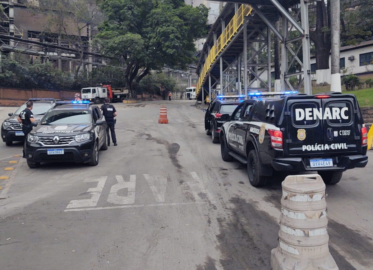 João Monlevade: Polícia Civil realiza incineração de drogas na ArcelorMittal com apoio de 25 agentes