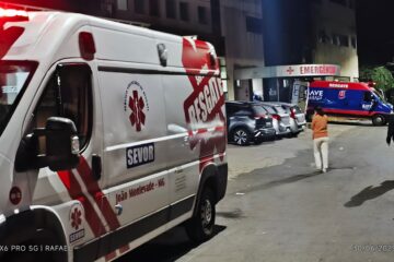 BR-381: grave acidente entre moto e ônibus deixa dois irmãos feridos em João Monlevade