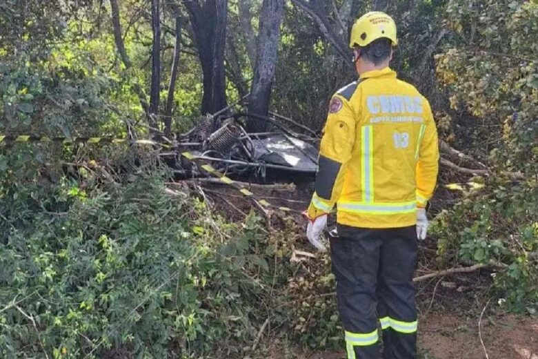 Qual foi a origem do fogo no balão que caiu em Santa Catarina?