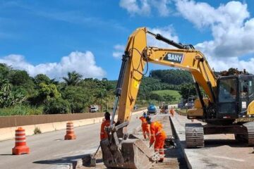 BR-381 tem obras em 13 trechos nesta quarta-feira; veja os locais com interdições parciais