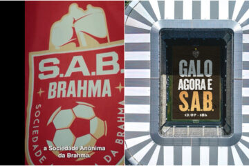 “Agora é SAB”: Atlético e Cruzeiro aderem a campanha em parceria com a Brahma