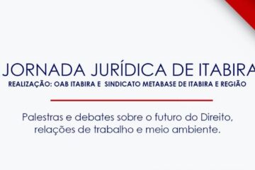 Roda de conversa e palestra do Ministro André Mendonça: Confira  a programação da I Jornada Jurídica de Itabira