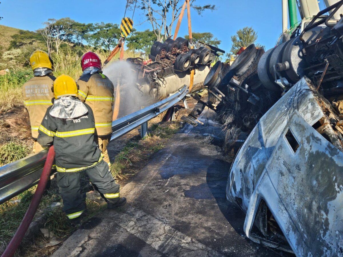 Acidentes com caminhões sobem quase 30% nas rodovias em Minas