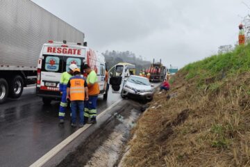 Funcionário da Nova 381 é atropelado enquanto trabalhava na BR-381, em João Monlevade